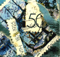 Mixed Media Pin by Kim Maria